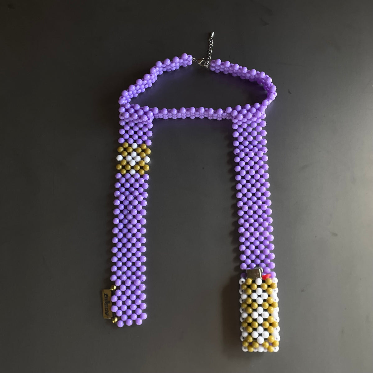 Fake scarf with lighter pocket
