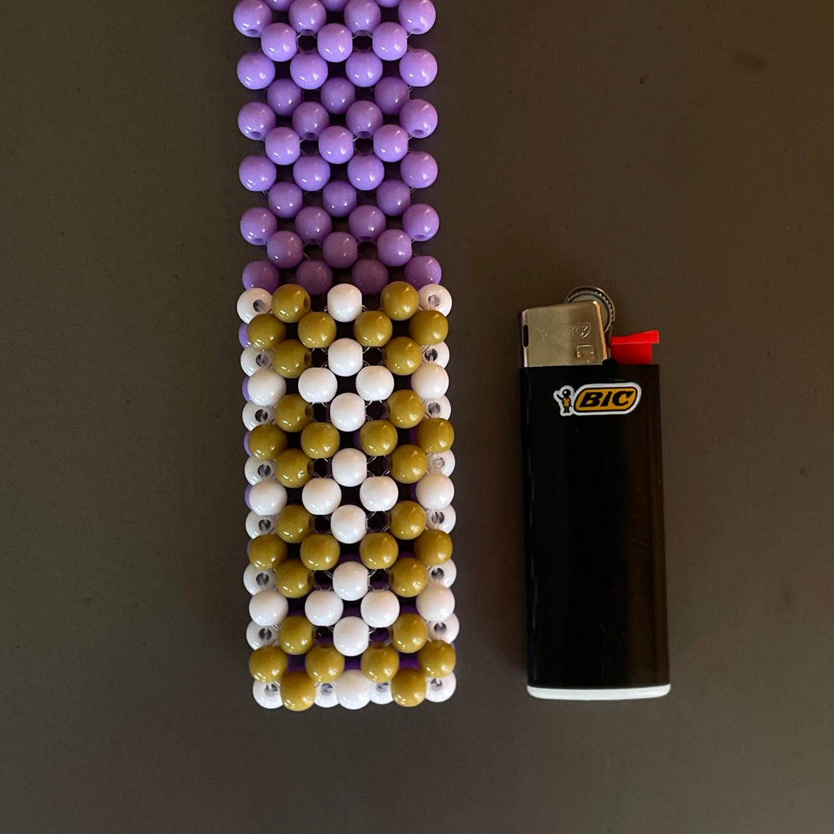 Fake scarf with lighter pocket