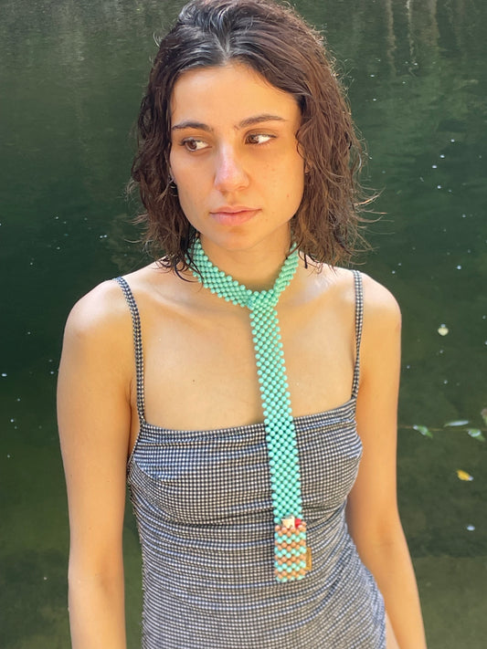 Fake scarf with lighter pocket