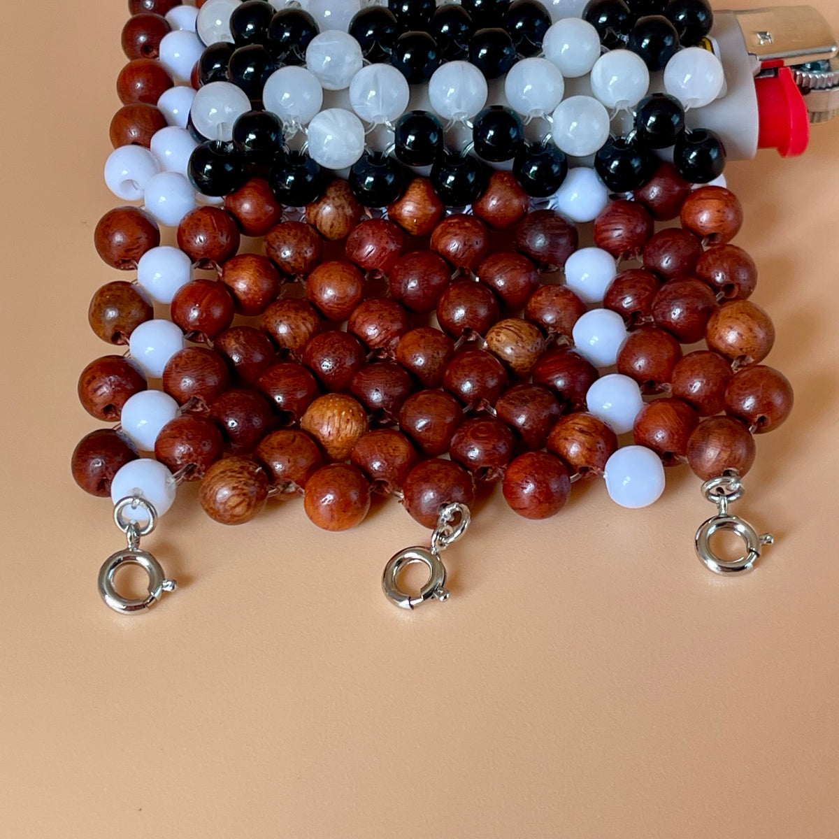 Anklet with 3 lighter pocket